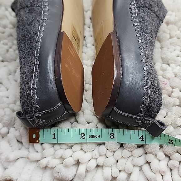 SPLENDID CAMERON FELT STORM GREY FLATS WOMAN'S SIZE 8.5 NWOB MADE IN BRAZIL - Picture 11 of 16
